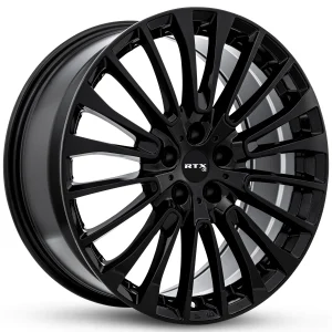RTX Wheels – Borna – Black – 20″x8.5″ 35mm – All weather Wheels – 082871